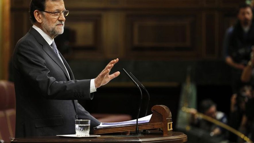 Le chef du gouvernement espagnol Mariano Rajoy le 20 février 2013 à Madrid