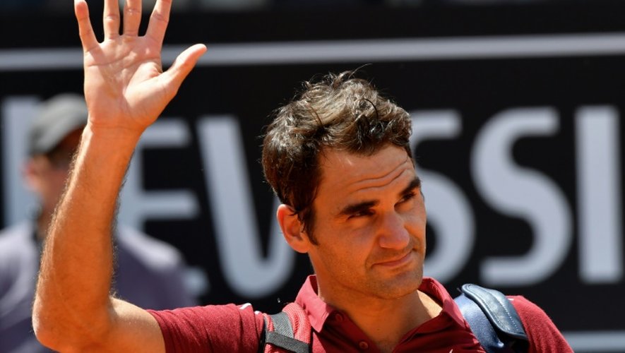 Le Suisse Roger Federer, le 12 mai 2016 à Rome