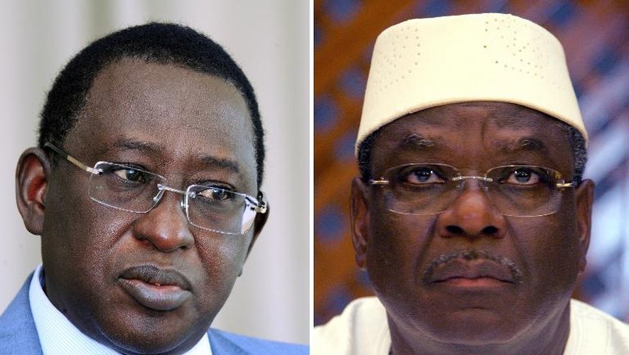 Photomontage de Soumaïla Cissé (gauche) et Ibrahim Boubacar Keïta (droite)
