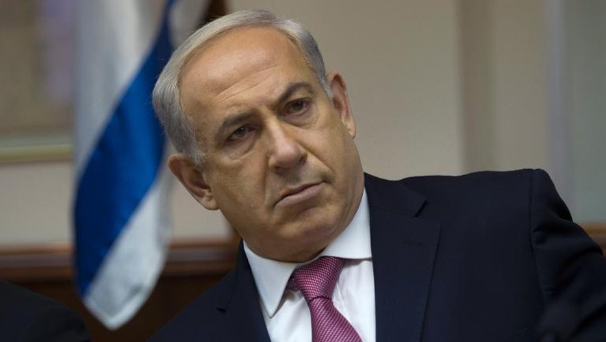 Le Premier ministre israélien Benjamin Netanyahu à à Jérusalem, le 28 juillet 2013