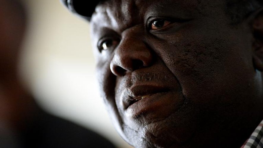 Le Premier ministre Morgan Tsvangirai, le 1er août 2013 à Harare