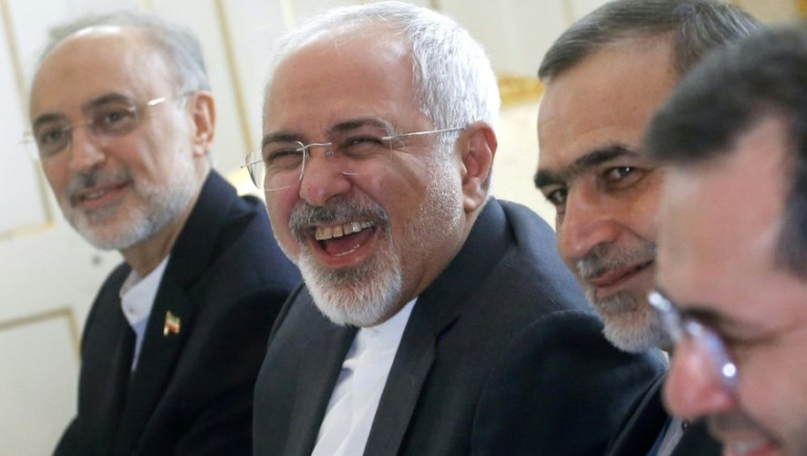 Le ministre iranien des Affaires étrangères Javad Zarif lors d'une réunion le 1er juillet 2015 à Vienne
