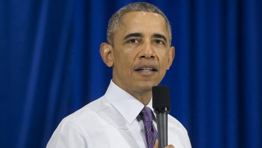 Barack Obama le 1er juillet 2015 à Nashville dans le Tennessee