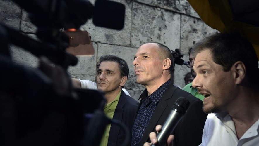 Le ministre grec des Finances  Yianis Varoufakis le 28 juin 2015 à Athènes