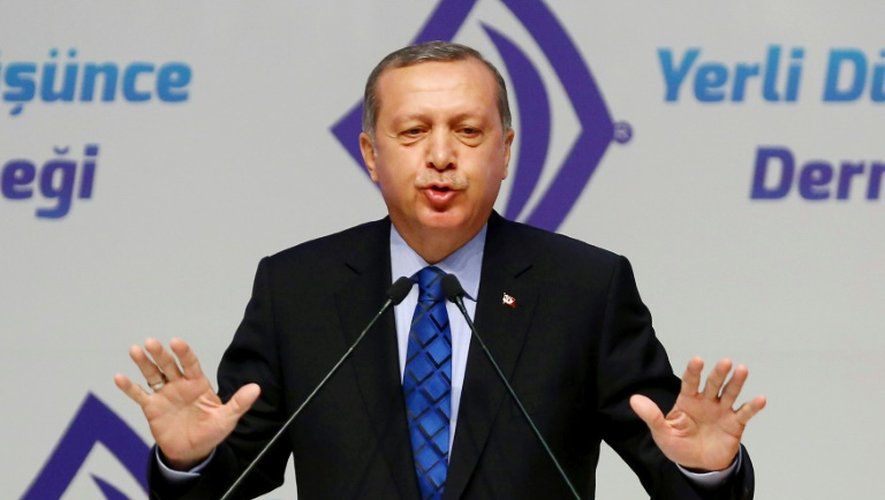 Le président turc Recep Tayyip Erdogan à Ankara le 12 mai 2016