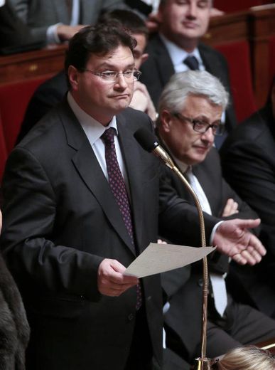Le député UMP Philippe Gosselin le 4 février 2014 à l'Assemblée nationale à Paris