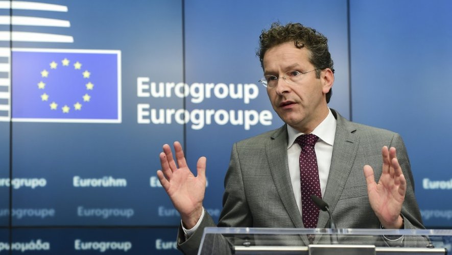 Le président de l'eurozone, Jeroen Dijsselbloem lors d'une conférence de presse le 27 juin 2015, à Bruxelles