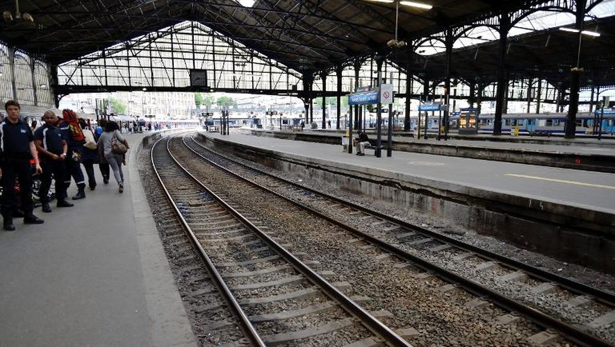 La gare Saint-Lazare, à Paris, le 13 juin 2013