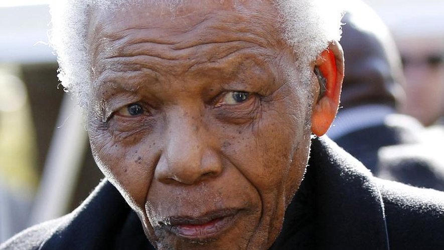 Nelson Mandela le 17 juin 2010 à Johannesburg