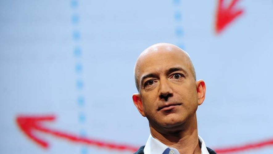 Le PDG d'Amazon, Jeff Bezos, le 28 septembre 2011 à New York