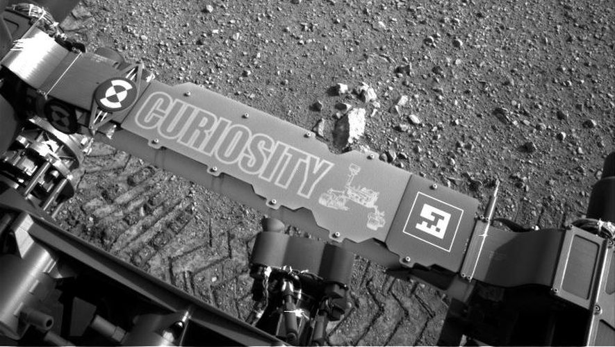 Photo du robot Curiosity, prise le 28 août 2012