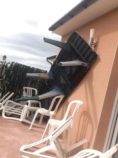 Dylan Saulodes nous envoie une photo de sa terrasse. Renversant...