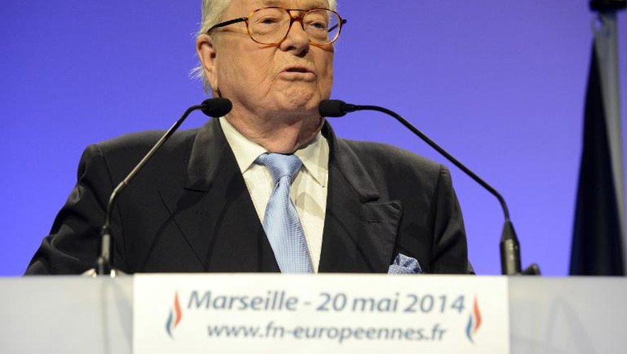 Jean-Marie Le Pen à Marseille le 20 mai 2014