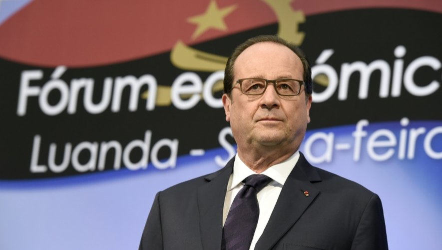 Le président Francois Hollande à Luanda le 3 juillet 2015