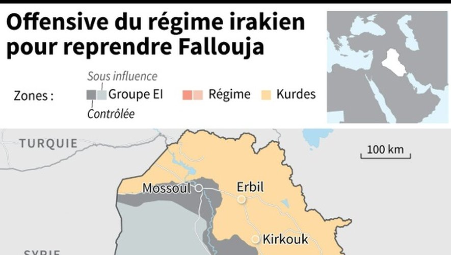 Offensive du régime irakien pour reprendre Fallouja