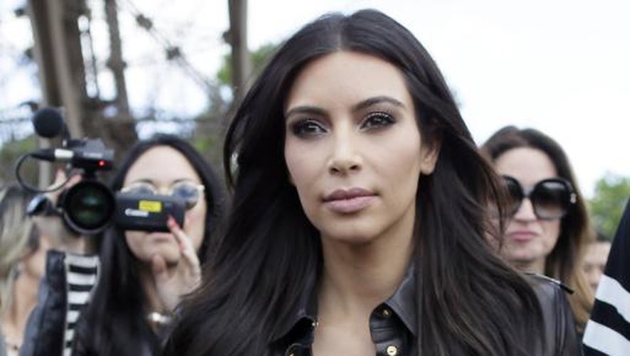 La star de téléréalité Kim Kardashian à Paris le 22 mai 2014