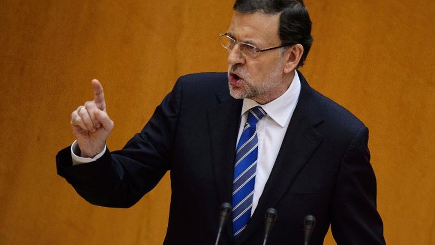 Le Premier ministre espagnol, Mariano Rajoy, à Madrid le 1er août 2013