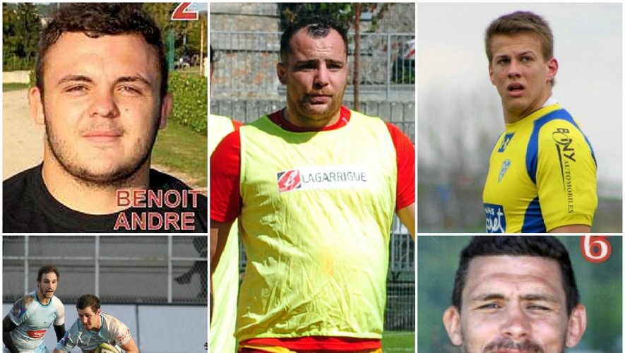 Benoît André, David Magnes, Freddy Cabantous, Thomas Alvarez et PAscal Pégourié viendront garnir les rangs du SCD la saison prochaine.