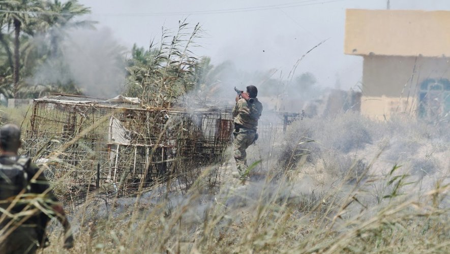 Un combattant irakien chiite, le 24 mai à Fallouja