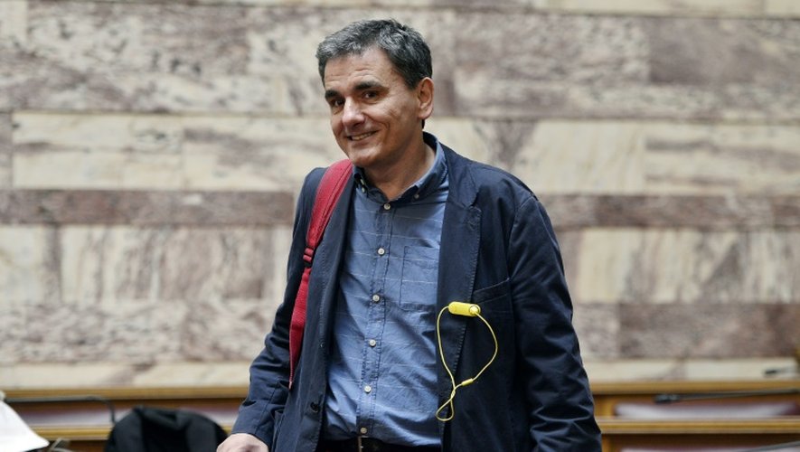 Le futur ministre grec des Finances Euclide Tsakalotos à Athènes, le 16 juin 2015