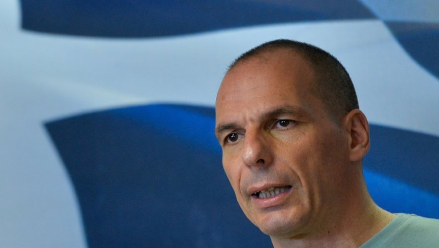 Le ministre des Finances grec lors de son allocution à Athènes dimanche