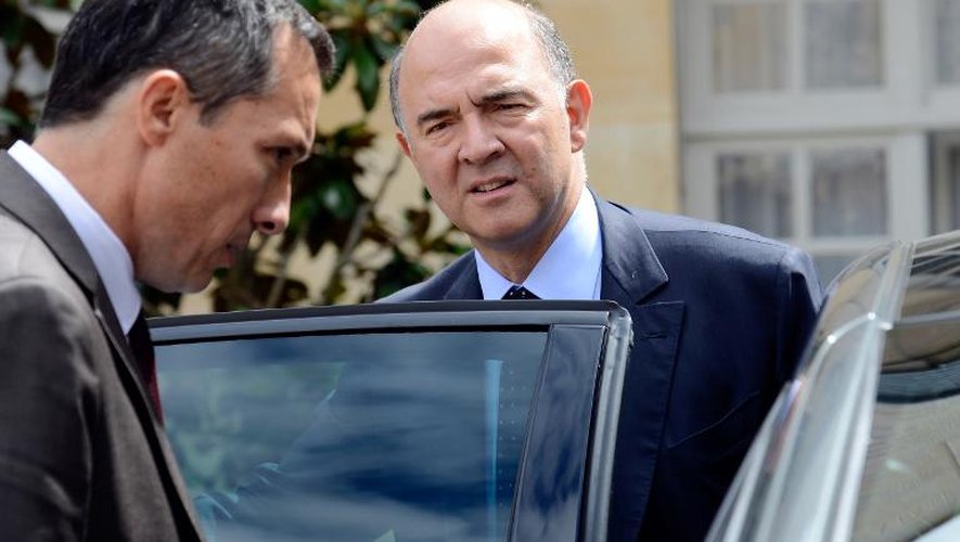 Le ministre de l'Economie Pierre Moscovici, le 31 juillet 2013 à Paris