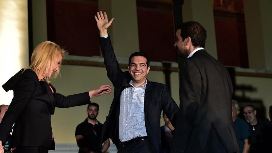 Alexis Tsipras le 25 mai 2014 à Athènes