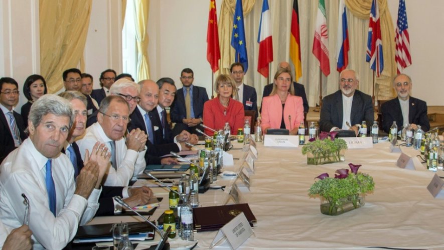 Réunion le 6 juillet 2015 à Vienne des chefs de la diplomatie des grandes puissances pour négocier un accord sur le nucléaire iranien