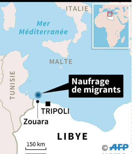 Naufrage de migrants au large de la Libye