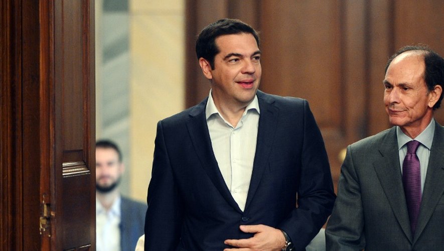 Le Premier ministre grec Alexis Tsipras le 6 juillet 2015 à Athènes