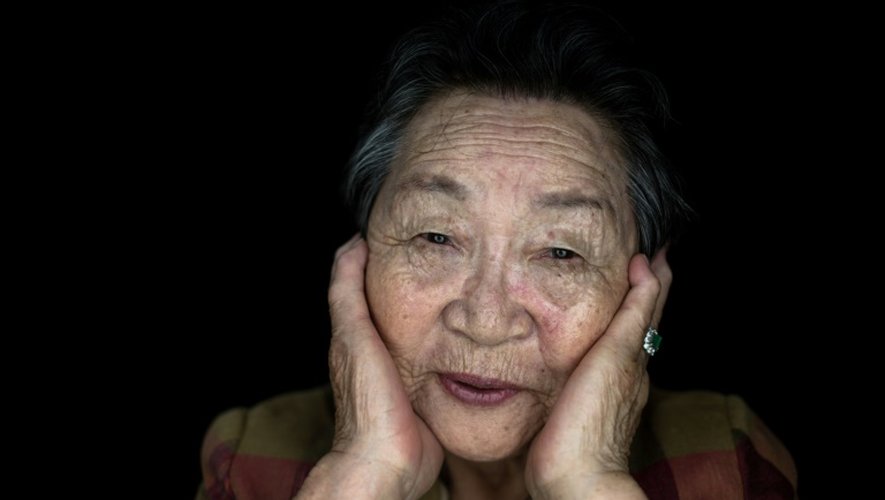 La Coréenne Park Nam-Joo, 83 ans, survivante d'Hiroshima, a souffert d'un cancer du sein et de la peau, à Hiroshima le 25 mai 2016