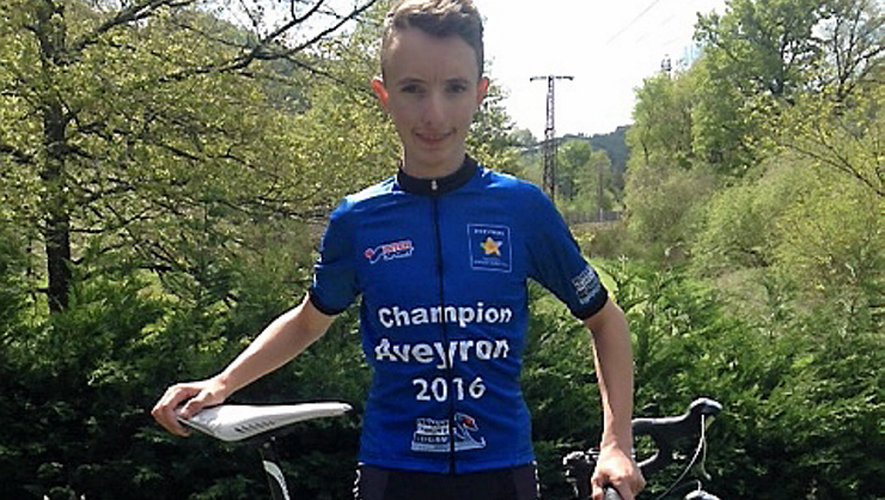 Cyclisme : Nathan Cabrol sacré champion d’Aveyron en cadet