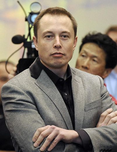 Le Pdg de Tesla Motors, Elon Musk, le 26 mars 2009 à Hawthorne, en Californie