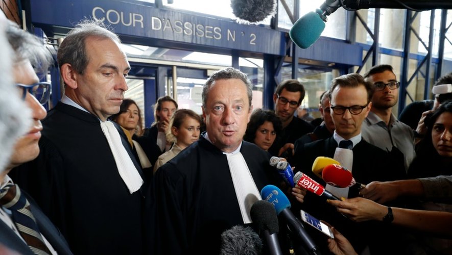 Baudouin de Moucheron, avocat des parties civiles dans l'affaire des "chemises arrachées", le 27 mai 2016 au tribunal de Bobigny
