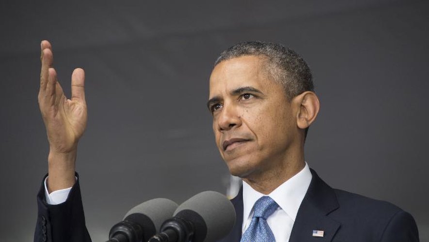Barack Obama lors de son discours à West Point, le 28 mai 2014