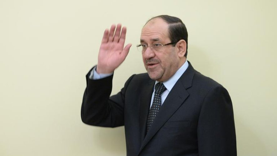 Le Premier ministre irakien Nouri al-Maliki le 23 août 2013 à New Delhi