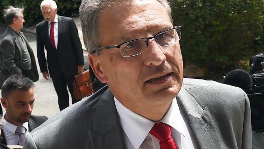 Marc Dufour, ancien président du directoire de la SNCM le 12 mai 2014 à Marseille