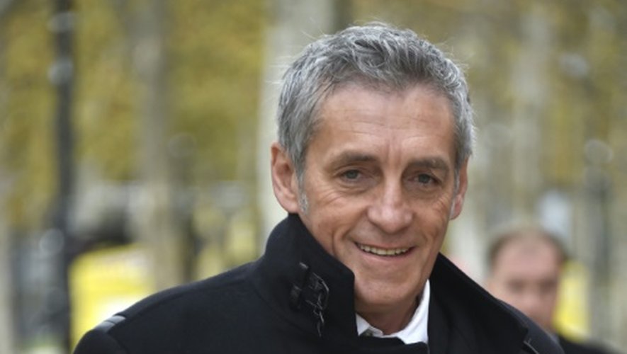 Le maire DVG de Montpellier Philippe Saurel, candidat à l'élection régionale en Languedoc-Roussillon/Midi-Pyrénées, à Toulouse le 28 novembre 2015