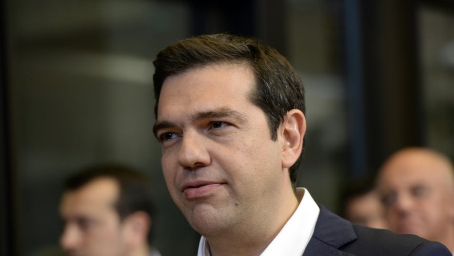 Le Premier ministre grec Alexis Tsipras à Bruxelles le 7 juillet 2015
