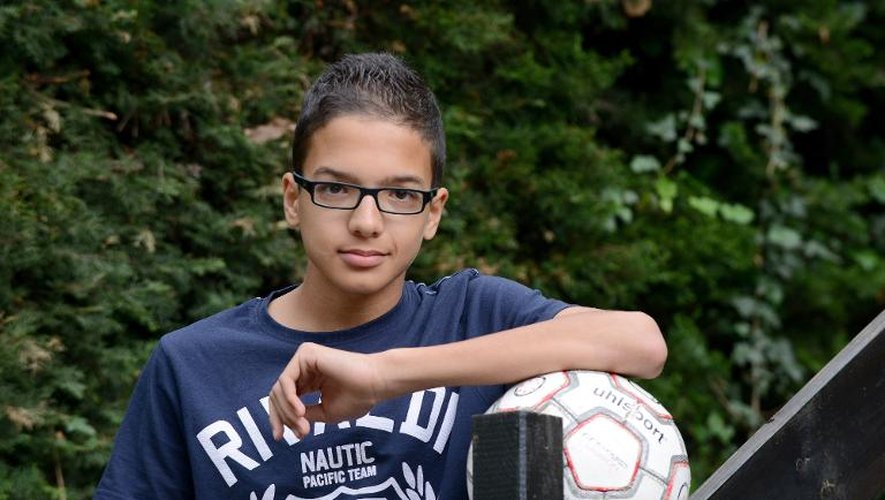 Seyfaine Aziri est à 14 ans le deuxième plus jeune candidat de France au bac 2014, le 27 mai 2014 à Notre-Dame-de-Mésage