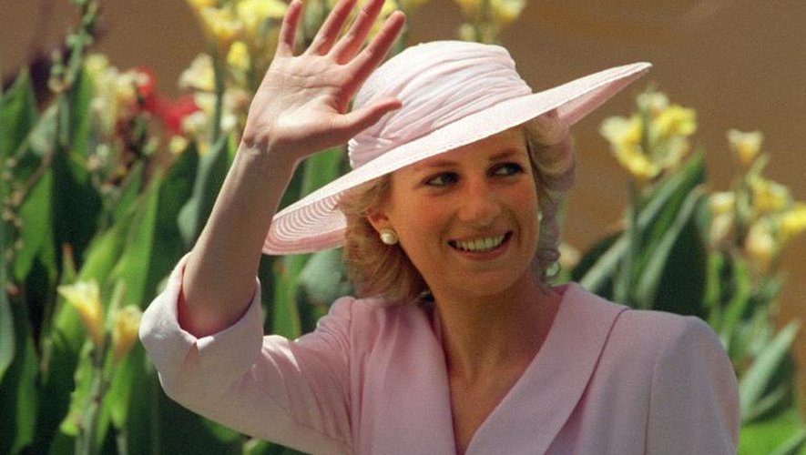 Photo de la princesse Diana prise le 27 janvier 1988 dans la banlieue de Melbourne, en Australie