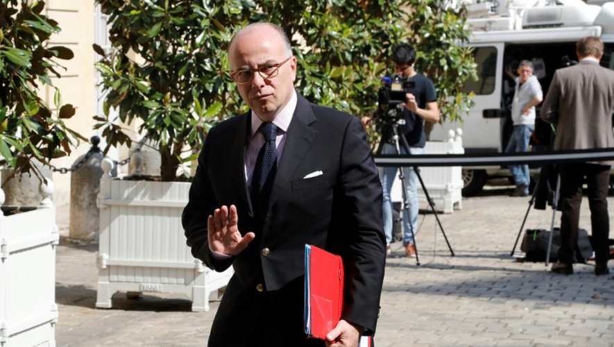 Le ministre de l'Intérieur Bernard Cazeneuve, le 28 mai 2016 à Paris