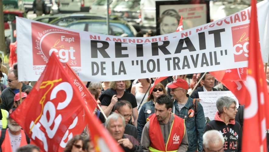 Manifestation contre la loi travail le 26 mai 2016 à Rennes