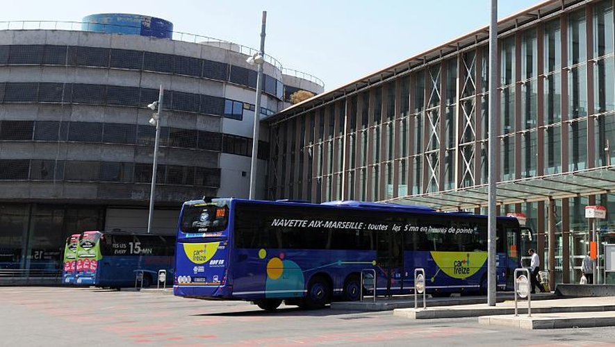 La gare routière de Marseille où a été arrêté le suspect de la tuerie du Musée juif de Bruxelles, Mehdi Nemmouche, à son arrivée d'Amsterdam, le 1er juin 2014