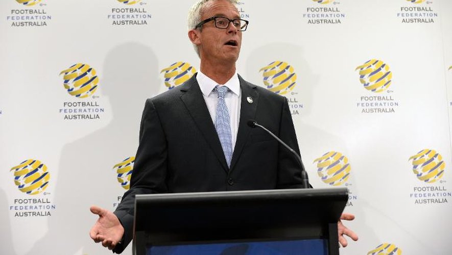Le directeur exécutif de la Fédération australienne de football David Gallop, le 12 novembre 2012 à Sydney