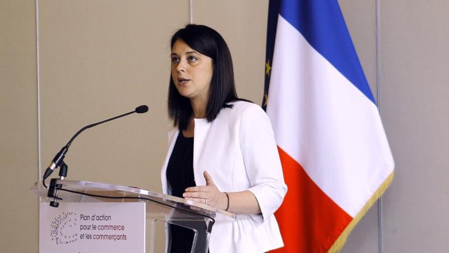La ministre de l'Artisanat Sylvia Pinel le 19 juin 2013 lors d'une conférence de presse à Paris