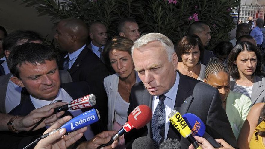 Le Premier ministre Jean-Marc Ayrault, à Marseille, le 20 août 2013