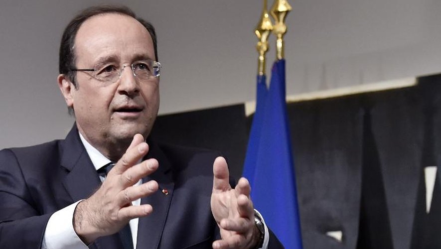 François Hollande le 30 mai 2014 à Rodez
