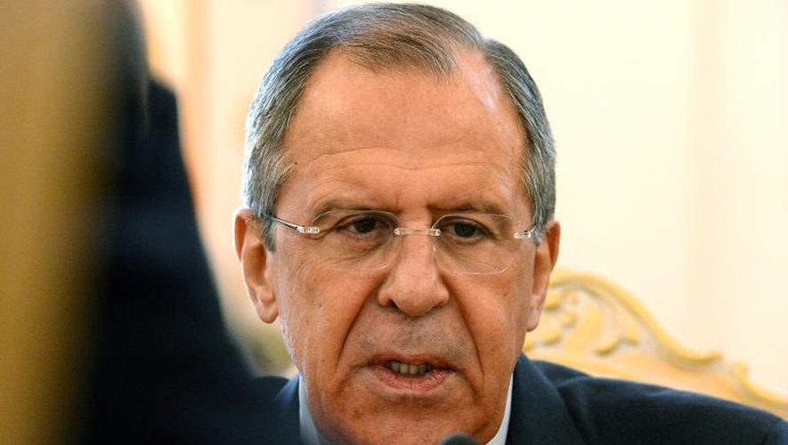 Le ministre russe des Affaires étrangères Sergueï Lavrov, le 1er juin 2015 à Moscou