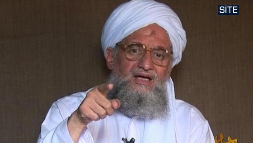 Le chef d'Al-Qaïda Ayman al-Zawahiri le 4 octobre 2009 dans un lieu inconnu